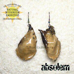 Absolem Natural Mushroom Earrings